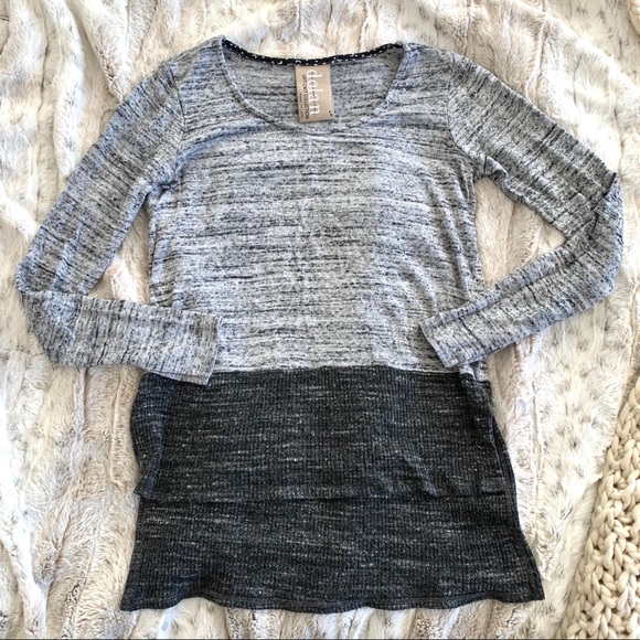 Dolan Left Coast Anthro Space Dye Long Sleeve Top - Picture 2 of 13